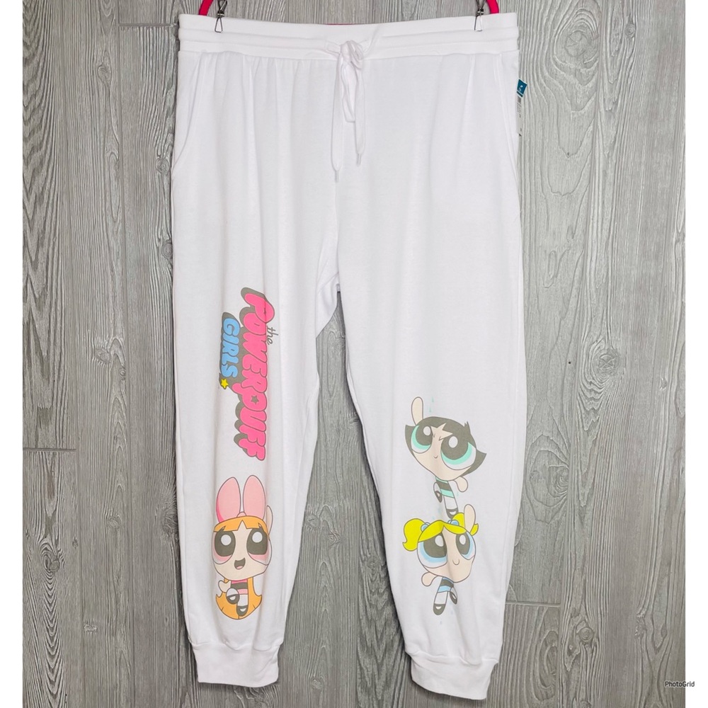 Nwt rue21 plus Cartoon Network power puff girls joggers sweat pants plus size